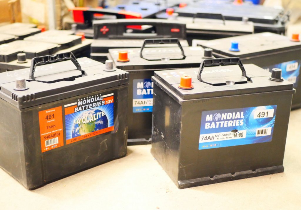 Batteries machines btp
